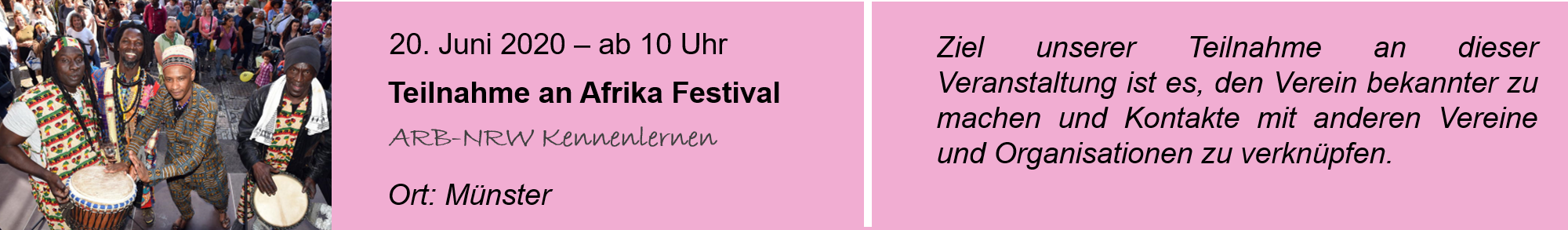 Ak AfrikaFest Mnster