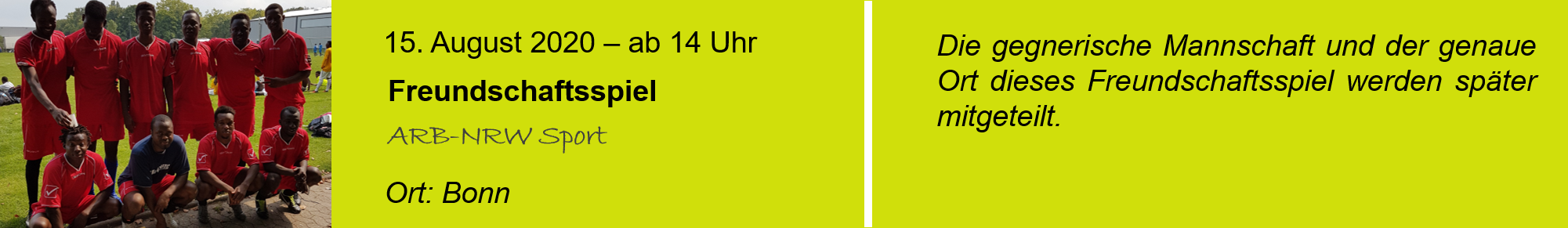 Ak Freundschaftsspiel